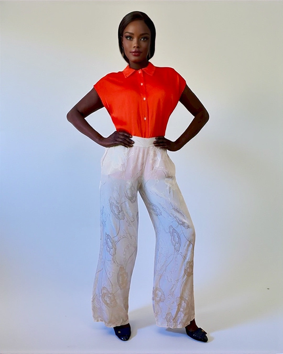 Collared Shirt (Flame Red)