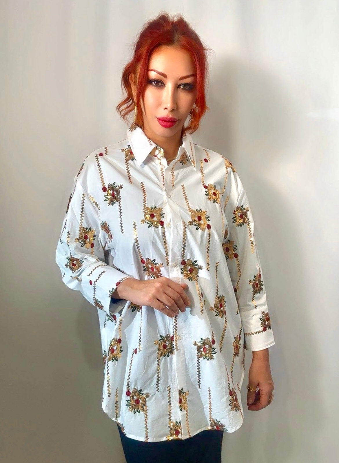 Chemise Golden Meadow (oversize)