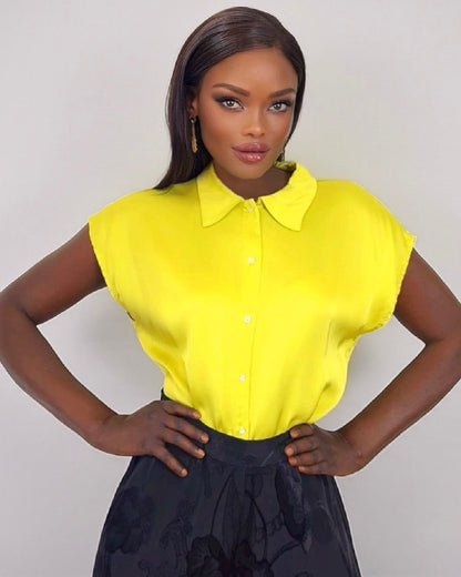 Collared Shirt (Salad Green)