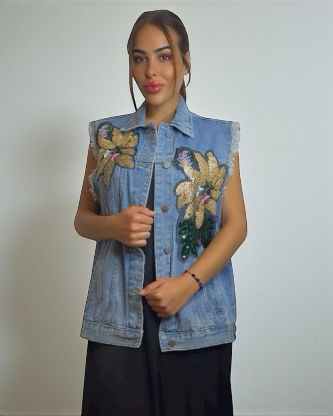 Denim Jeans Vest