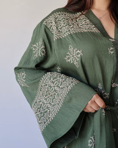 Layla – Robe longue brodée