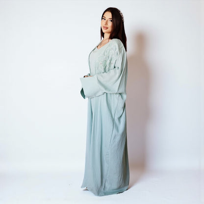 Noor Bloom – Украшенный комплект из двух предметов (цвет мяты)