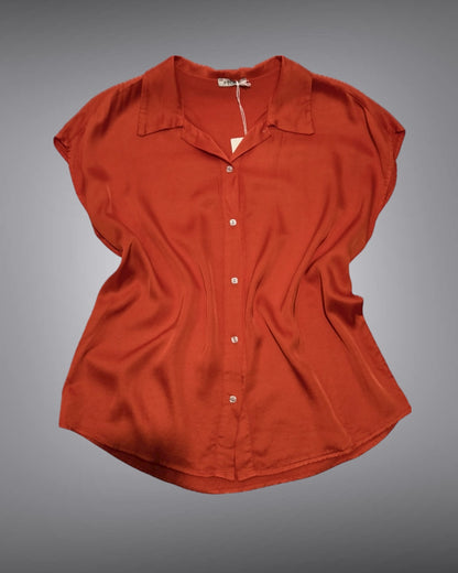 Collared Shirt (Flame Red)