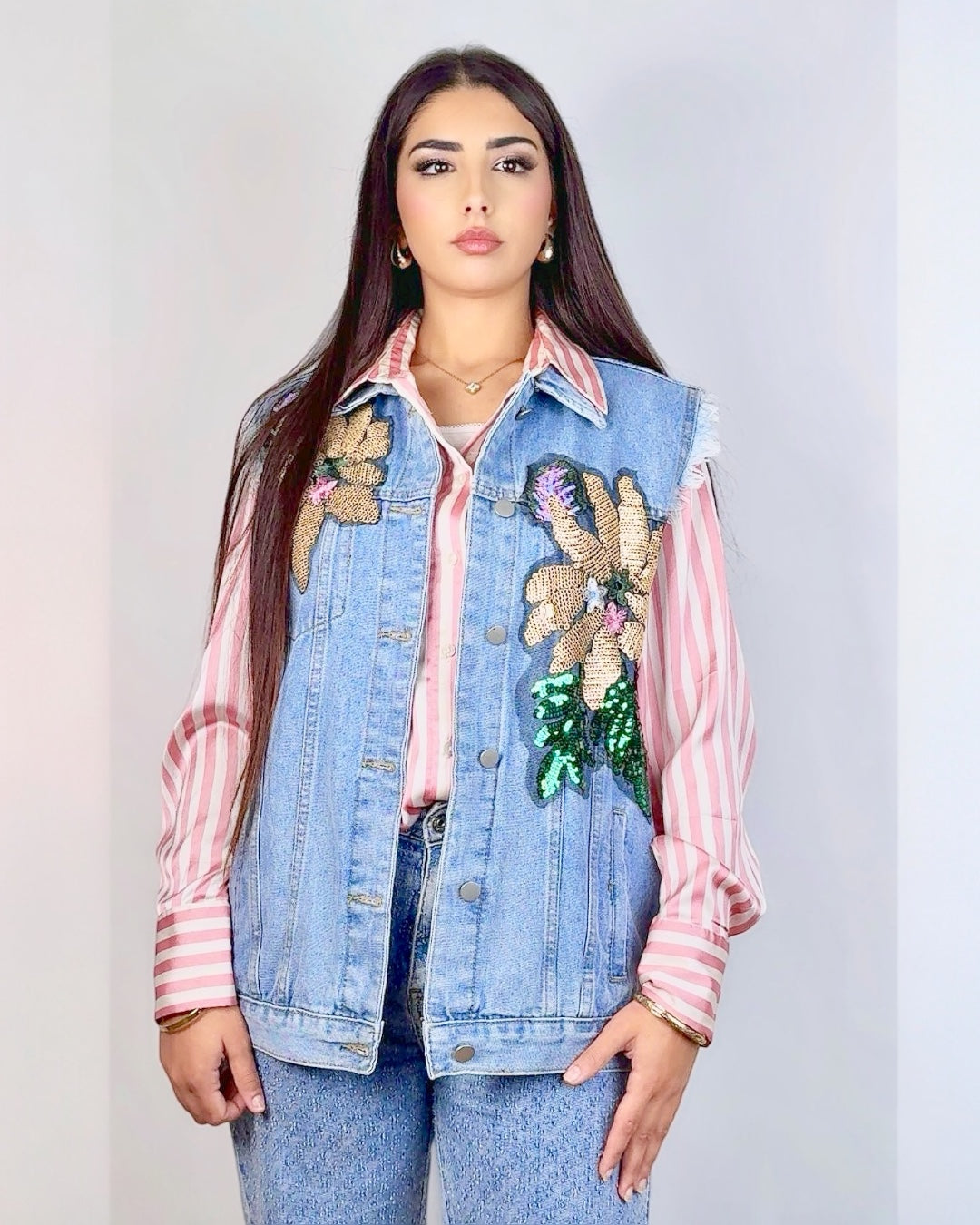 Denim Jeans Vest