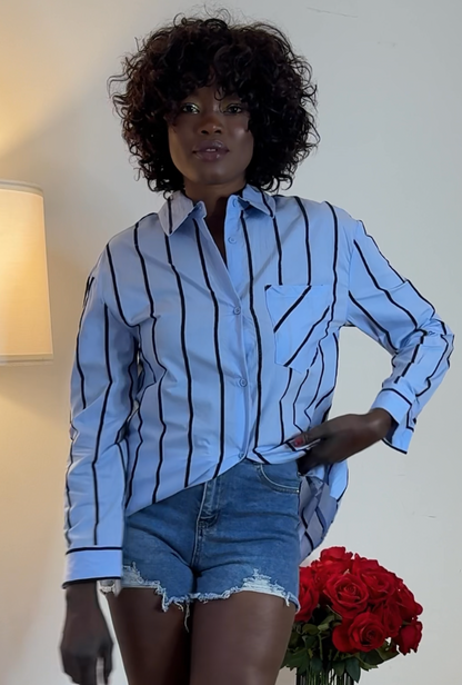 Denim Ripped Style Shorts