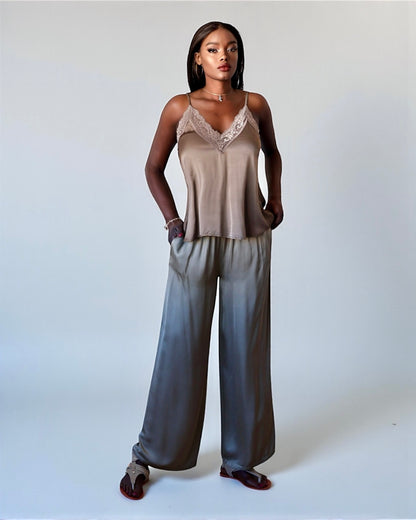 Luxury Lace Tank Top (Light Cappuccino)