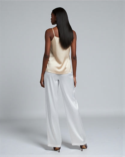 Брюки из белого золота