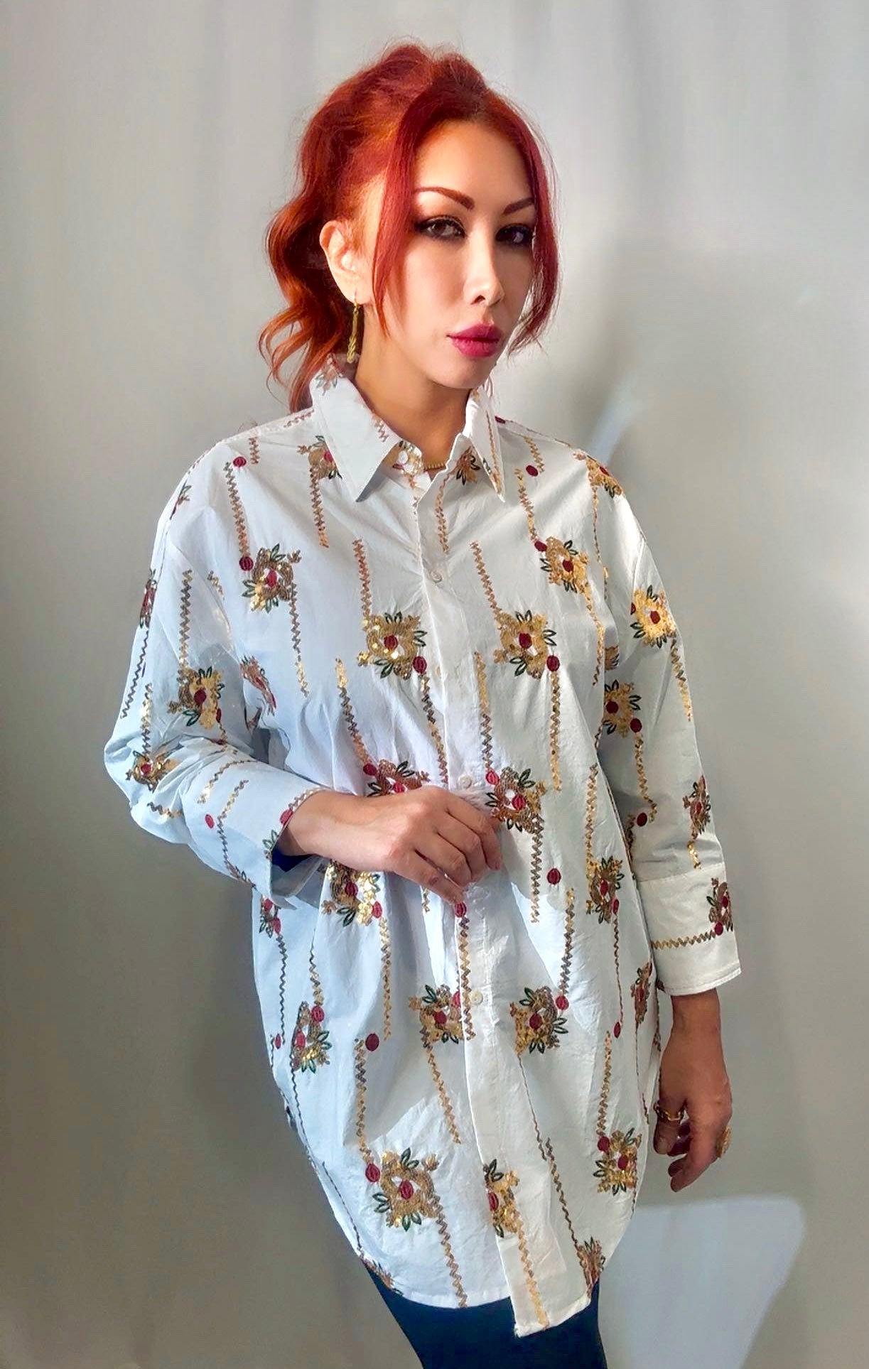 Chemise Golden Meadow (oversize)