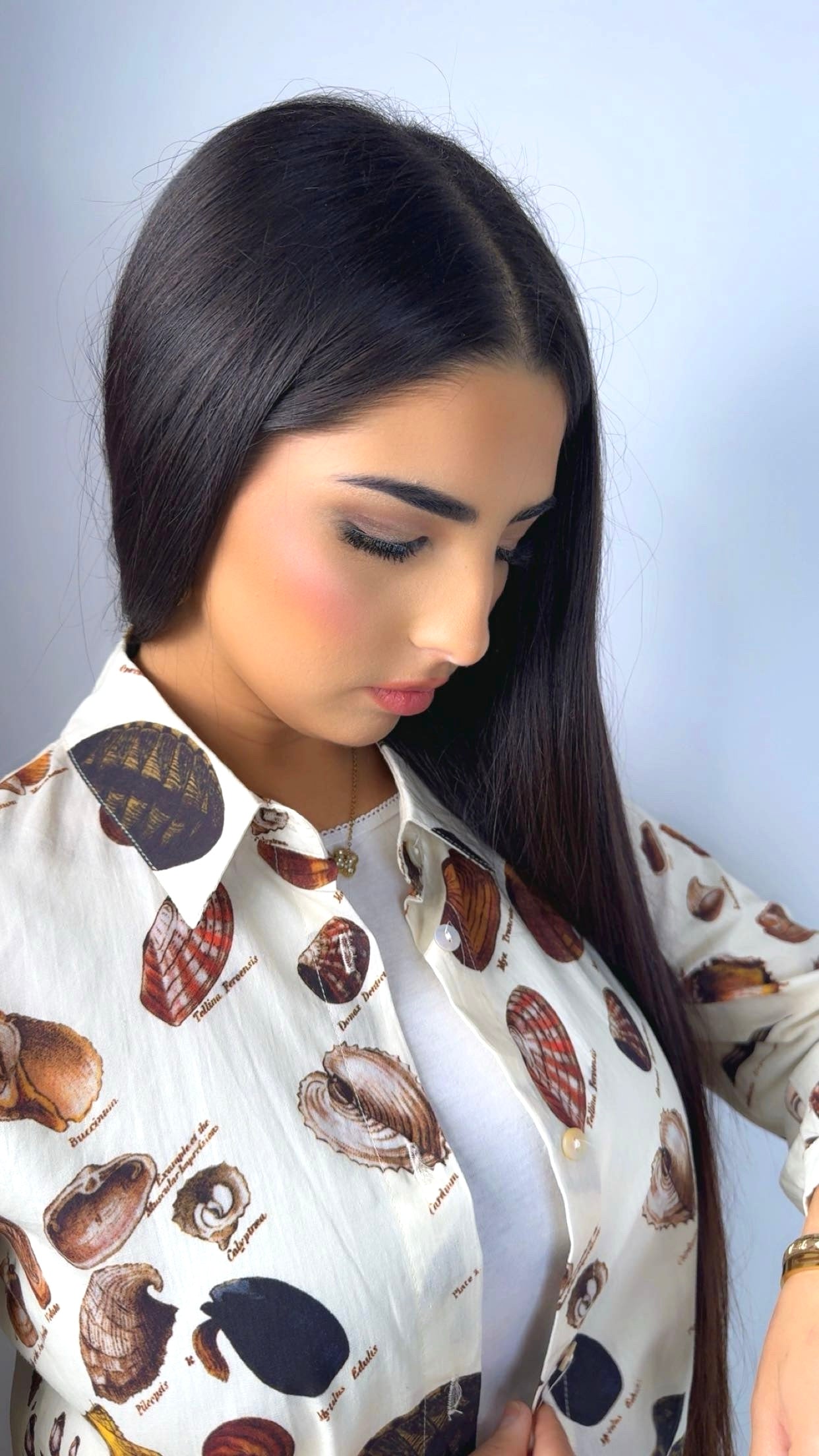 Рубашка с надписью «Ракушка Поэзия»