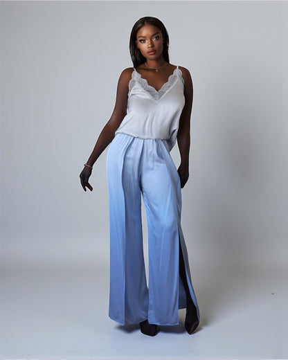 Luxury Lace Tank Top (Light Gray)