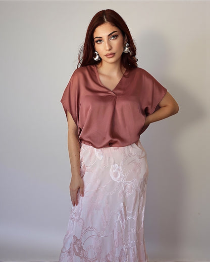 Юбка с цветочным принтом Rosa Italiana