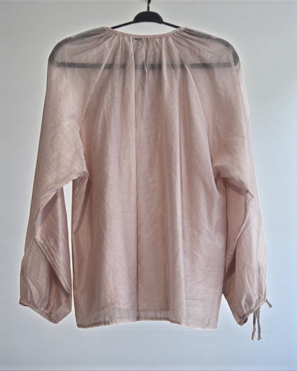 Ruffle Blouse (Pink)