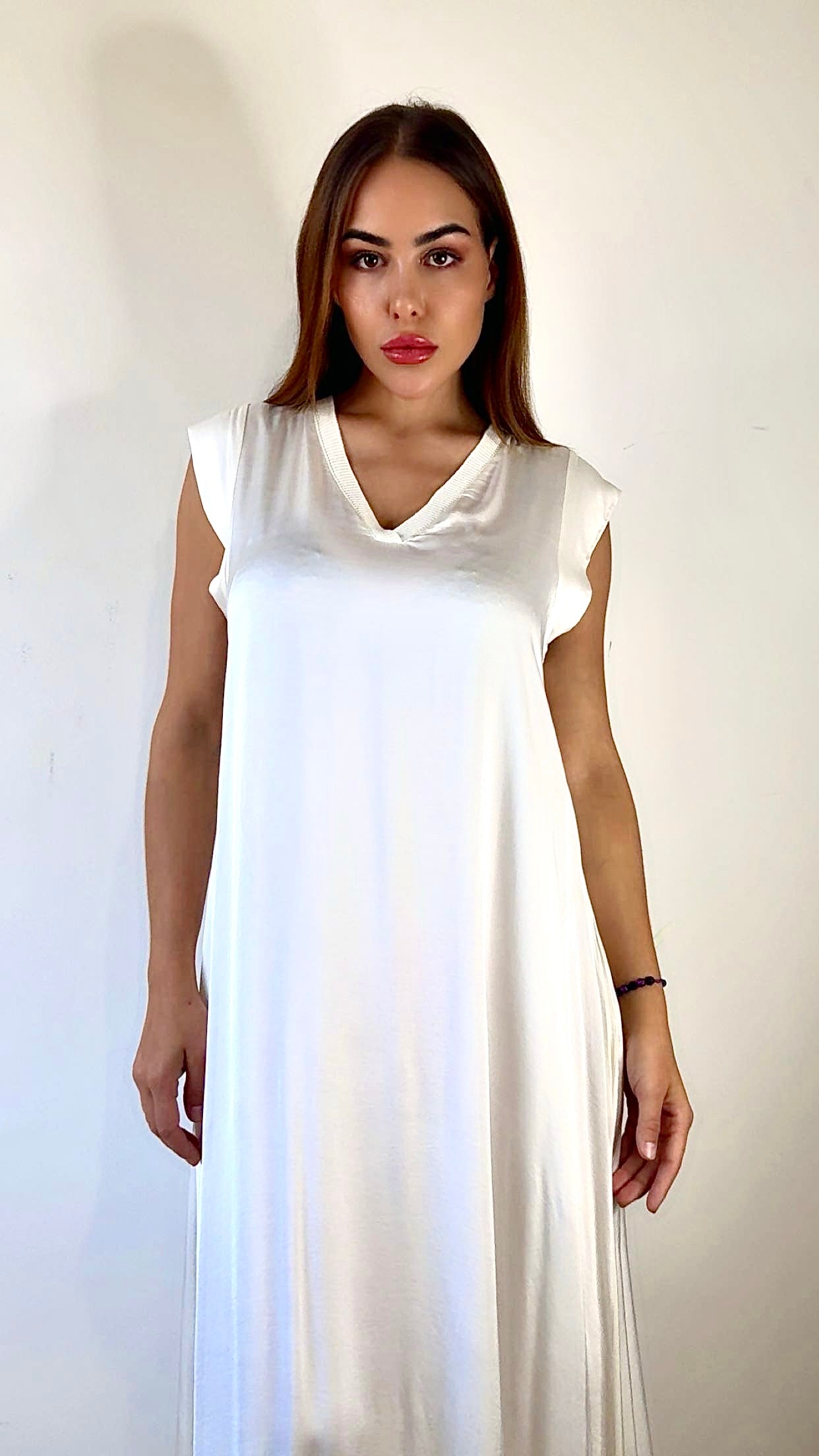 Платье макси Aura Wings темно-бежевого цвета