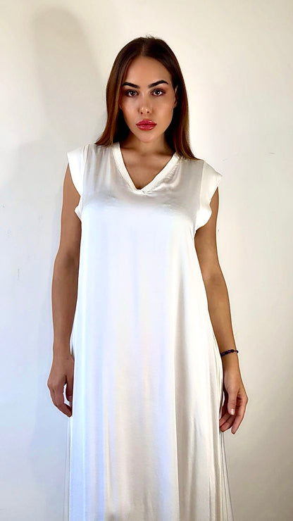 Платье макси Aura Wings темно-бежевого цвета