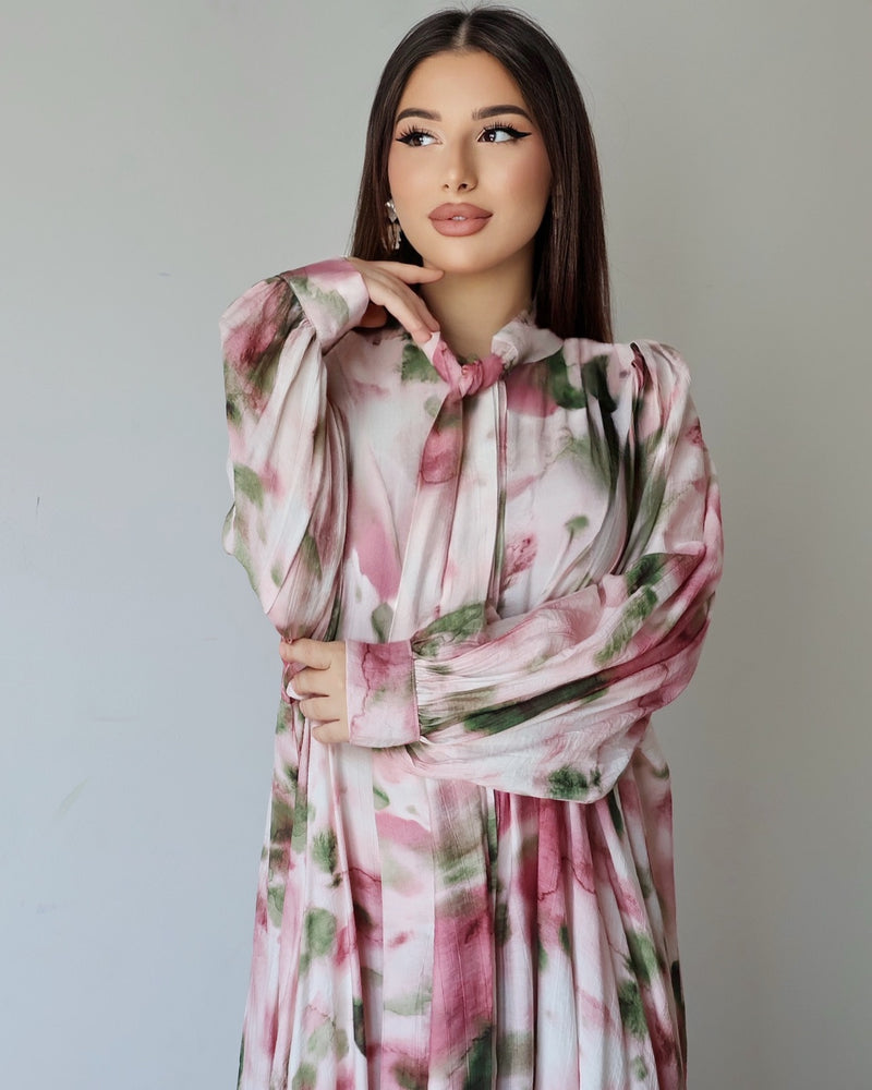 Soft Ribbons Dress (Pink)