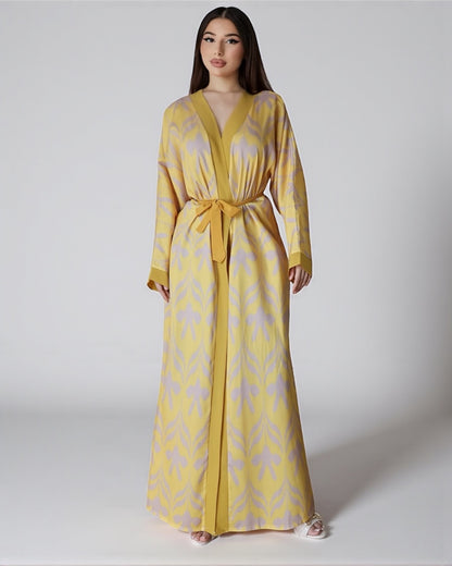 Узбекская традиционная туника из льна