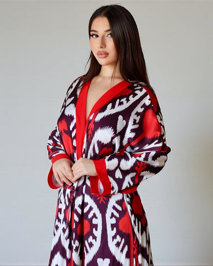 Узбекская акварельная туника