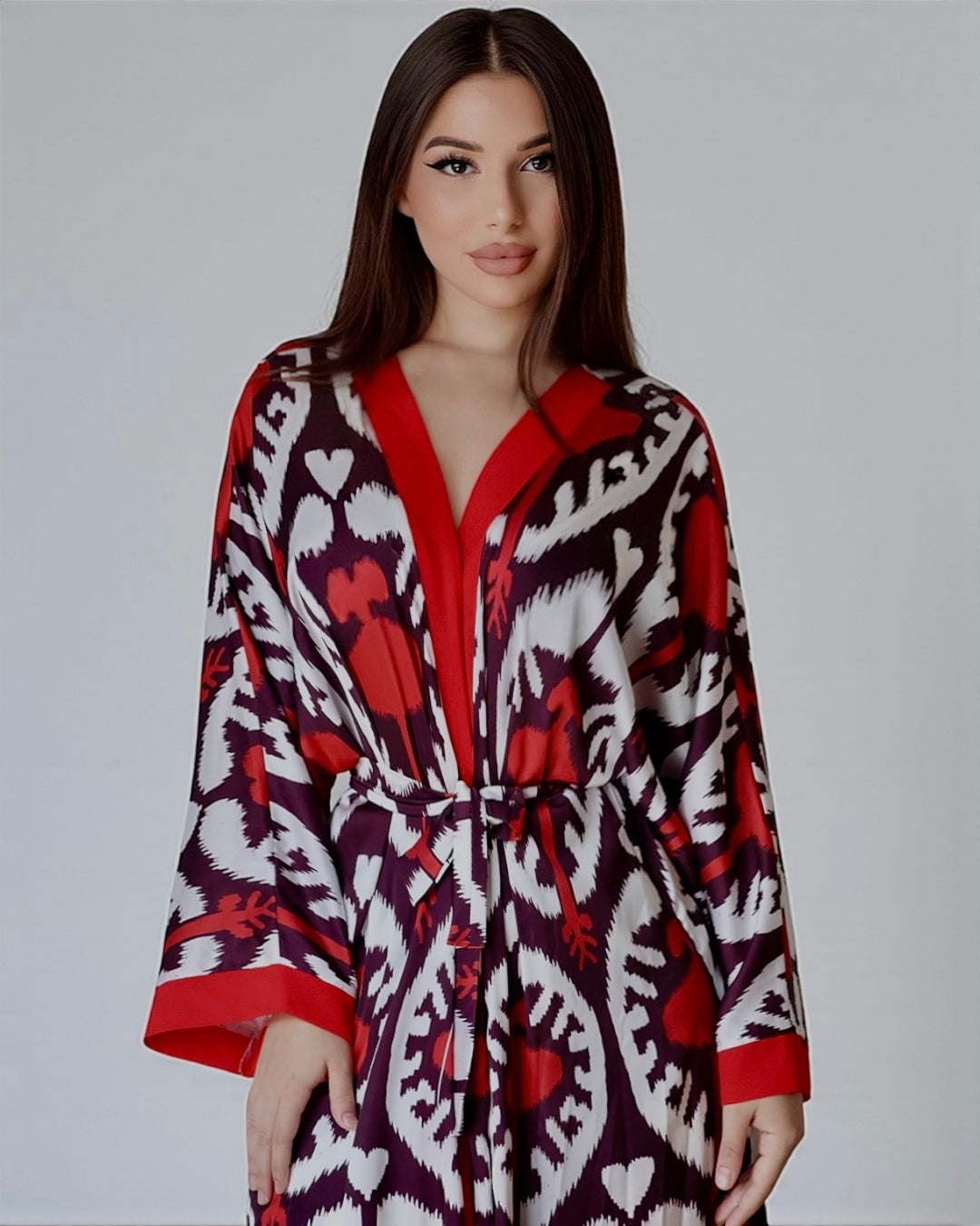 Узбекская акварельная туника