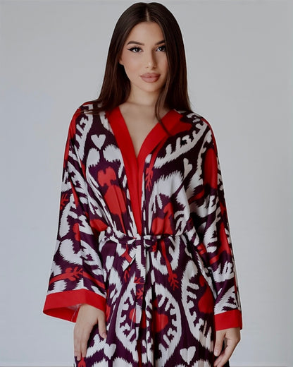 Узбекская акварельная туника