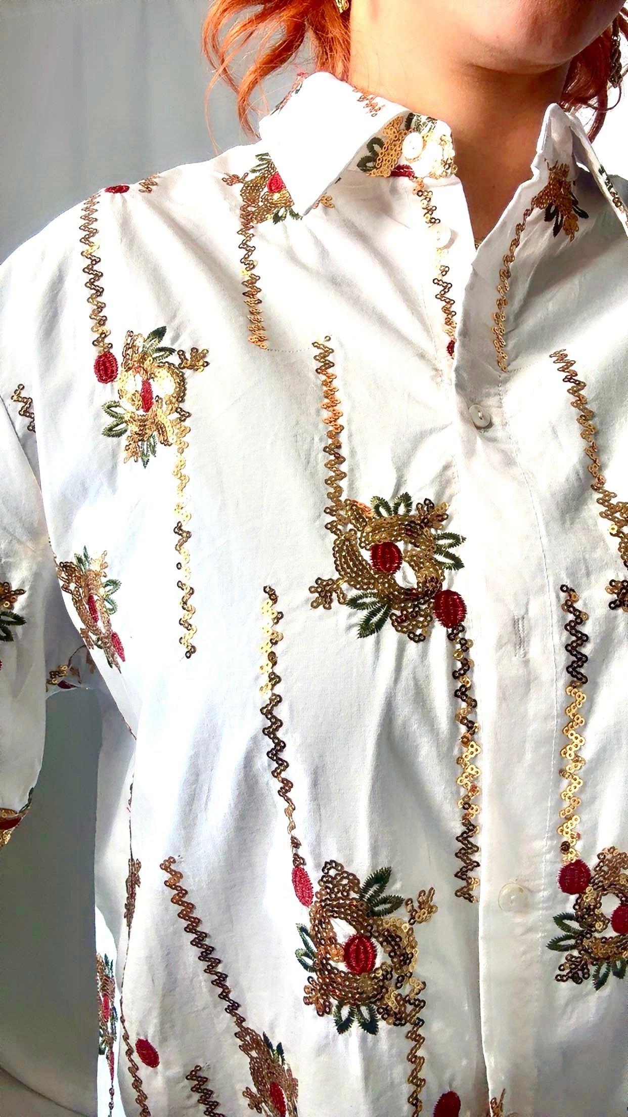 Chemise Golden Meadow (oversize)