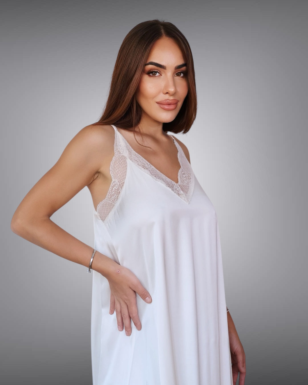 Maxi Lace Dress Vanilla