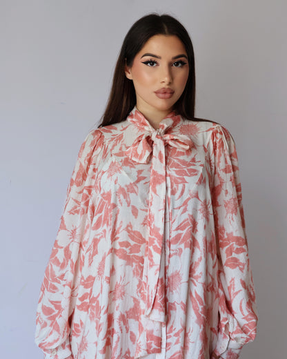 Платье с мягкими лентами (цветы)