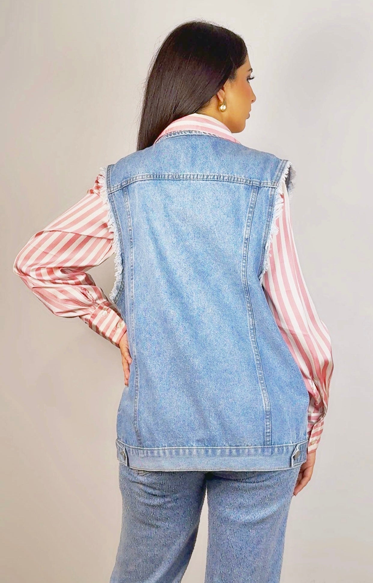 Denim Jeans Vest