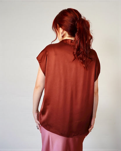 Collared Shirt (Burgundy)