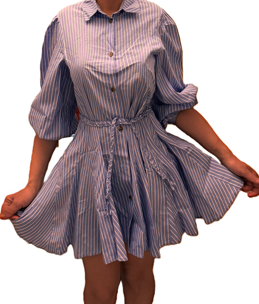 Blue Breeze Shirt Dress