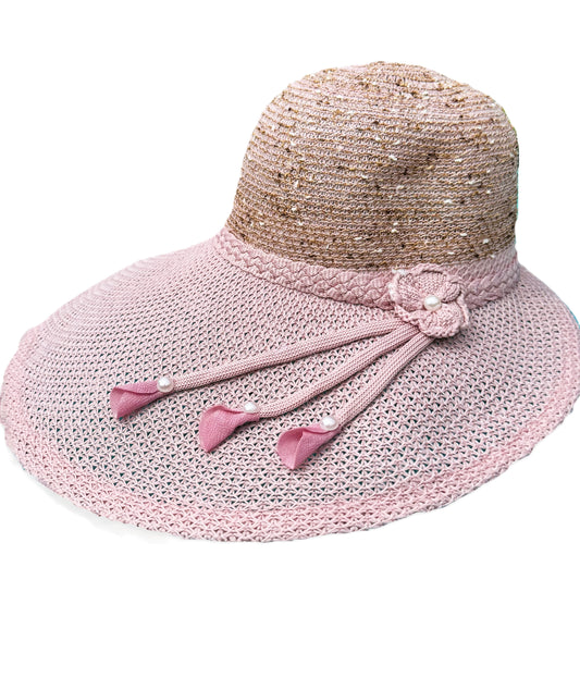 Long Sun Hat Pink
