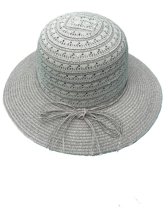 Panama Sun Hat Gray