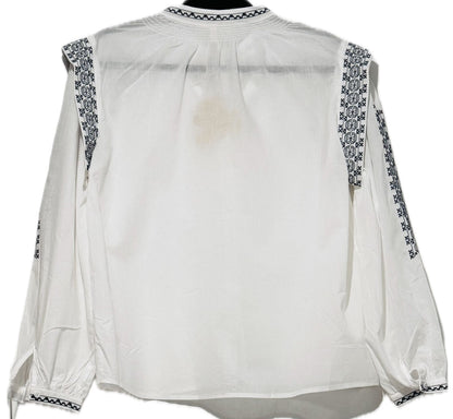 Myra – Embroidered Shirt with Ethnic Touch